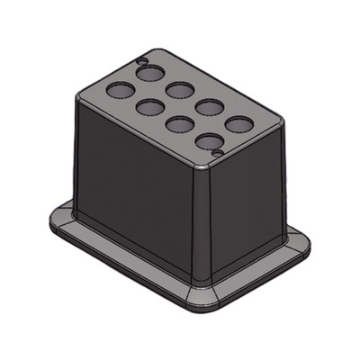 18900241 | Block, Used for 15mL Tubes, 8 Holes || 46-