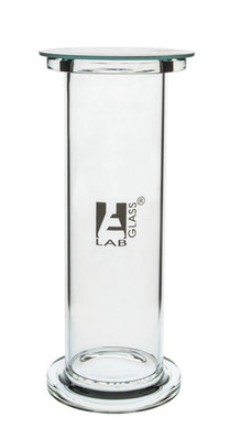 [Premium Quality] Gas Jars with Ground Flange - Borosilicate Glass, LabGlass® || 45-