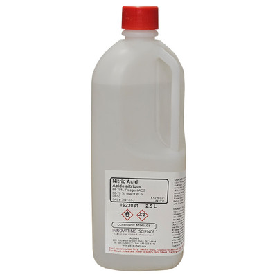 Nitric Acid, 70%, Reagent ACS, 2.5 L || 50-