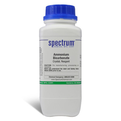 Ammonium Bicarbonate, Crystal, Reagent, 6 x 500 g || 65-