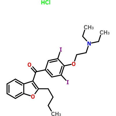 Amiodarone Hydrochloride, 25 g || 65-