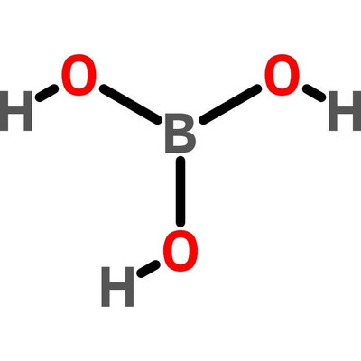 Boric Acid, Crystal, Reagent, ACS, 50 kg || 65-