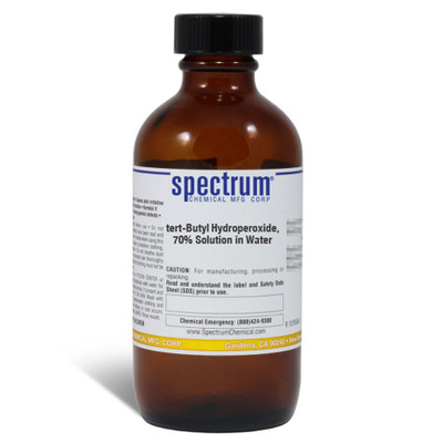 tert-Butyl Hydroperoxide, 70 Percent Solution in Water, 100 mL