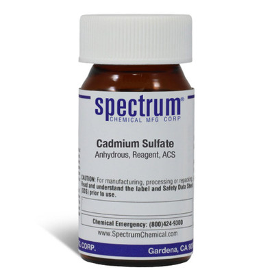 Cadmium Sulfate, Anhydrous, Reagent, ACS, 25 g || 65-