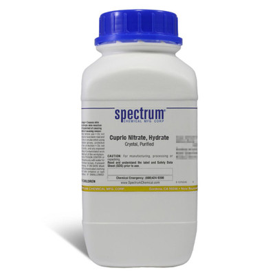 Cupric Nitrate, Hydrate, Crystal, Purified, 2.5 kg || 65-
