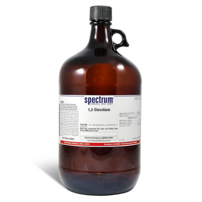 1,3-Dioxolane, Anhydrous, Stabilized with 75 ppm BHT, 4 L
