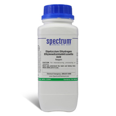 Dipotassium Dihydrogen Ethylenediaminetetraacetic Acid, Reagent, 500 g