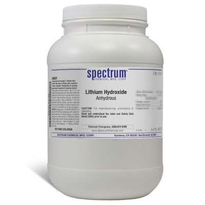 Lithium Hydroxide, Anhydrous, 4 x 2.5 kg