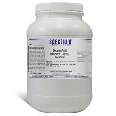 Oxalic Acid, Dihydrate, Crystal, Technical, 2.5 kg