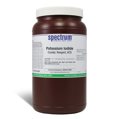 Potassium Iodide, Crystal, Reagent, ACS, 2.5 kg (Poly Bottle) || 65-