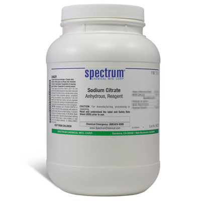Sodium Citrate, Anhydrous, Reagent, 2.5 kg || 65-
