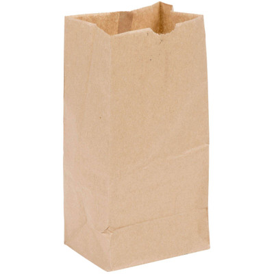 Brown Paper Bags, 13cm x 8cm x 27cm, Bag of 30