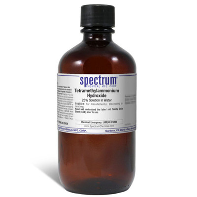 Tetramethylammonium Hydroxide, 25 Percent Solution in Water, 1 L || 65-
