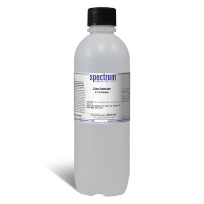 Zinc Chloride, 0.1 M Solution, 1 L