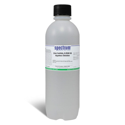 Zinc Sulfate, 0.0500 M Aqueous Solution, USP Volumetric Solution, 1 L