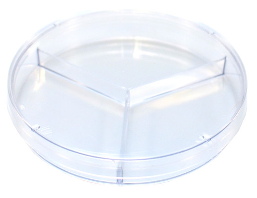Tri-Plate Petri Dish, Automation (Slippable), Polystyrene, 100 x 15 mm, 500/Case