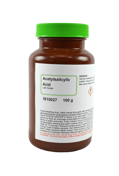 Al Cas Lab Acetylsalicylic Acid, Lab Grade, 100 g | CAS 50-78-2 | SCIEDCO Canada