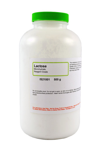 Lactose Monohydrate [C12H22O11] – Reagent Grade Powder – 6 Oz (170g) Bottle – Eisen-Golden Laboratories USA