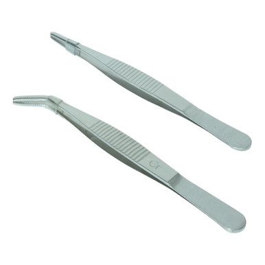 Forceps, Stainless Steel, Blunt/Broad Point | SCIEDCO Canada