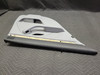 BMW E39 5-Series Rear Left Door Card Sunshade Gray 8159649