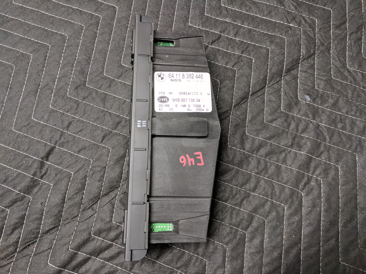 BMW E46 3-Series Climate A/C Control Module 64118382446