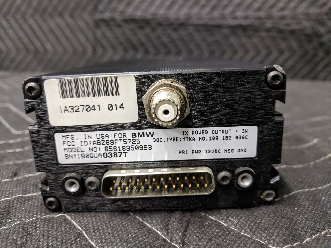 BMW E34 5-Series Phone Transmitter Receiver Module 65618350953