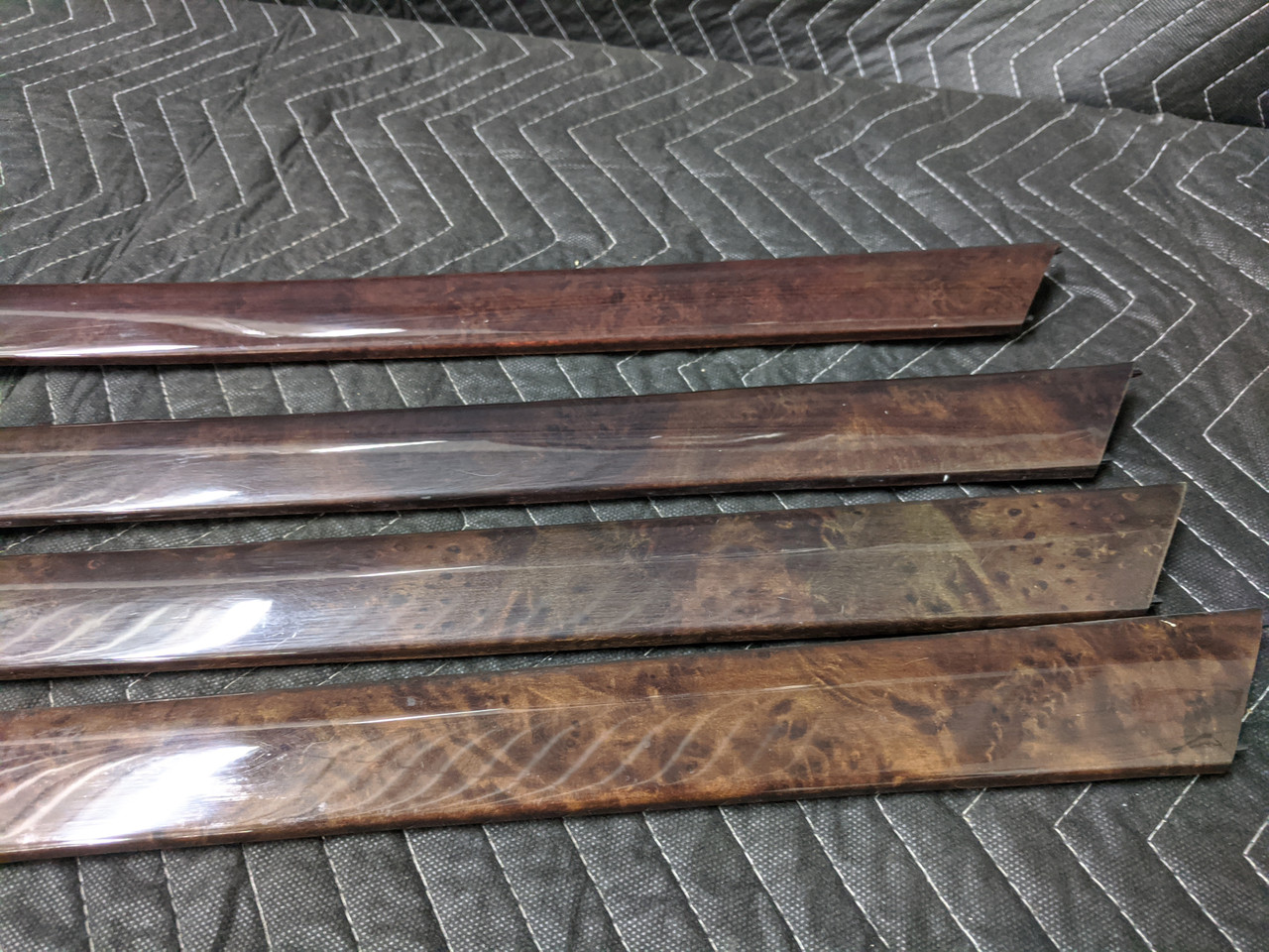 BMW E46 3-Series Myrtle Wood Door Trim Front Left 51418200725