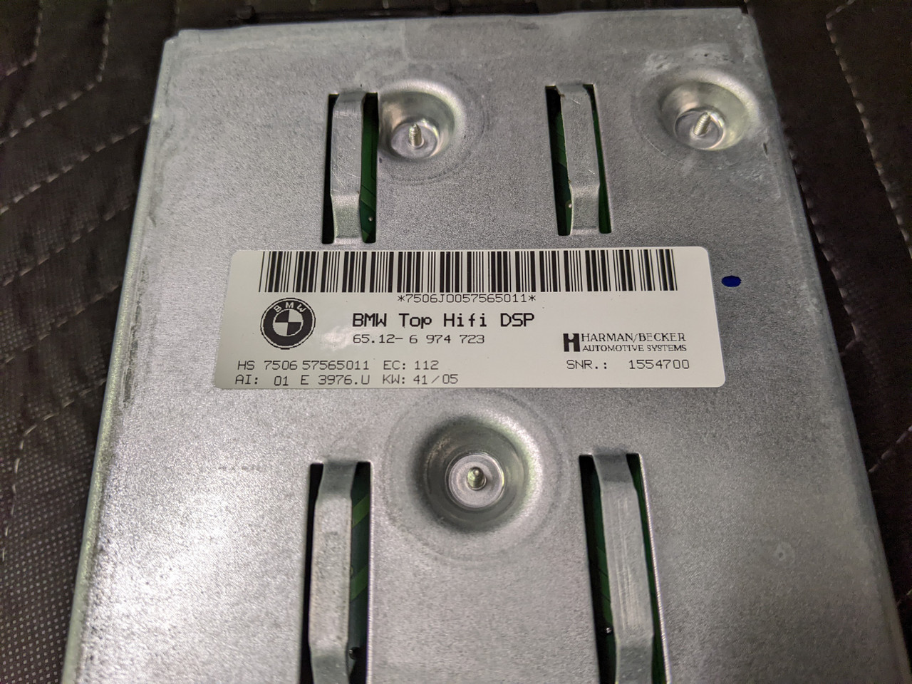 BMW E60 M5 Top HI-FI System Amplifier Logic 7 665126974723