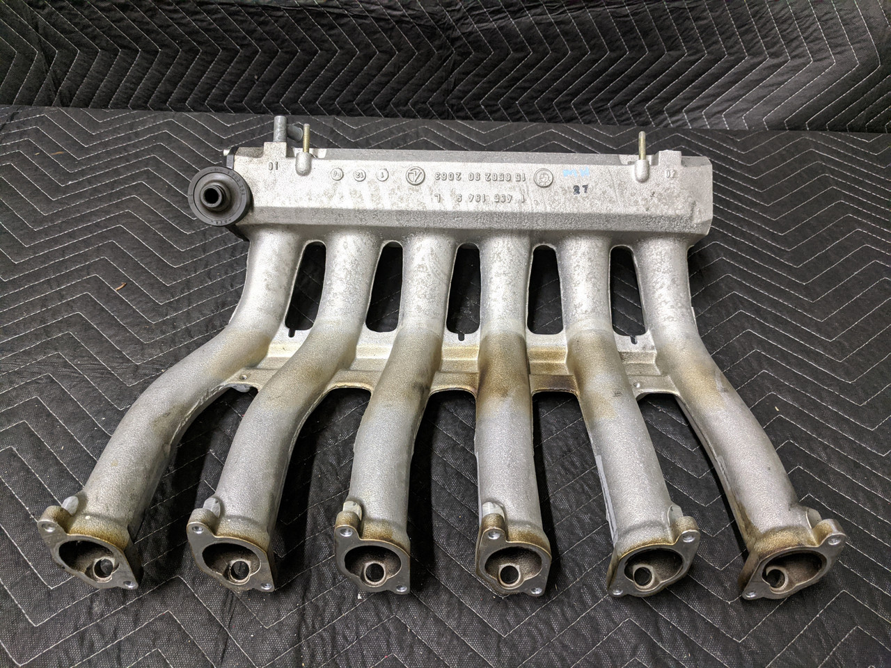 BMW E38 750iL M73 V12 Intake Manifold Left Drivers 1435184