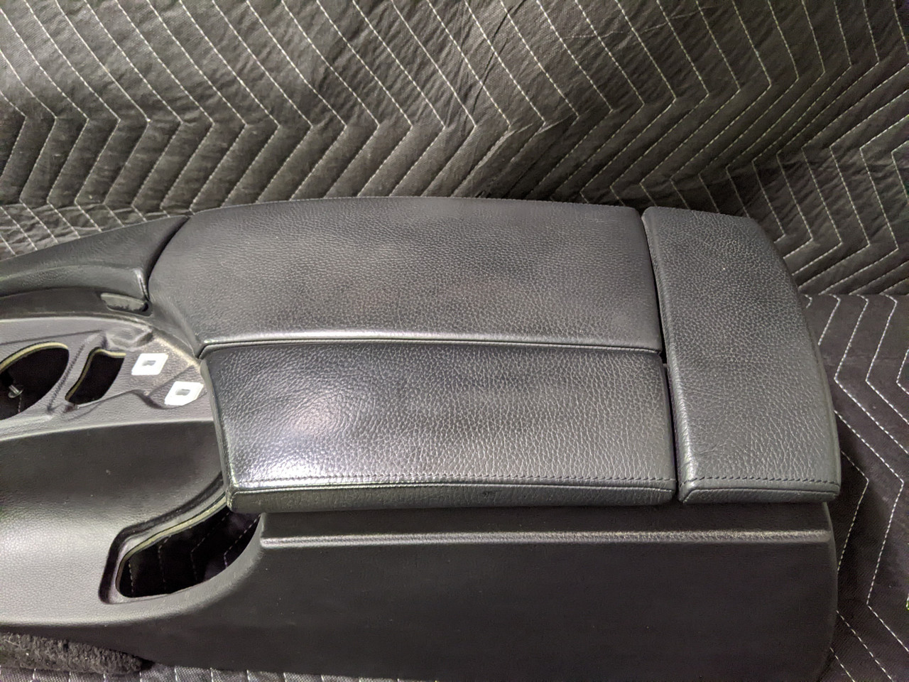 BMW E60 Center Console Arm Rest Black 51167034086