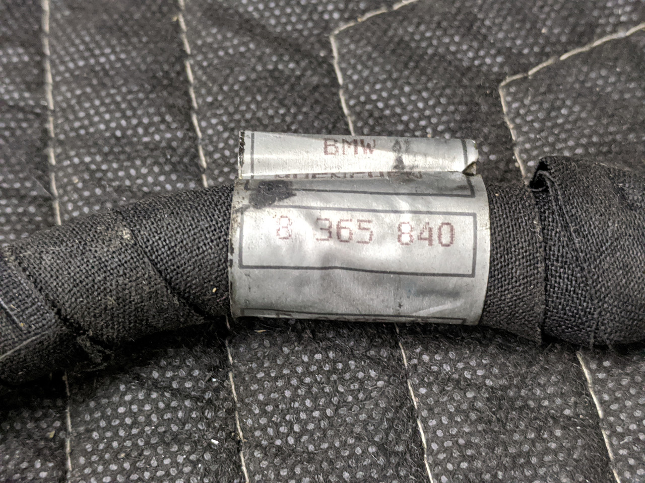 BMW E36 3Series Coupe M3 Passenger Door Wiring Harness 61108365840