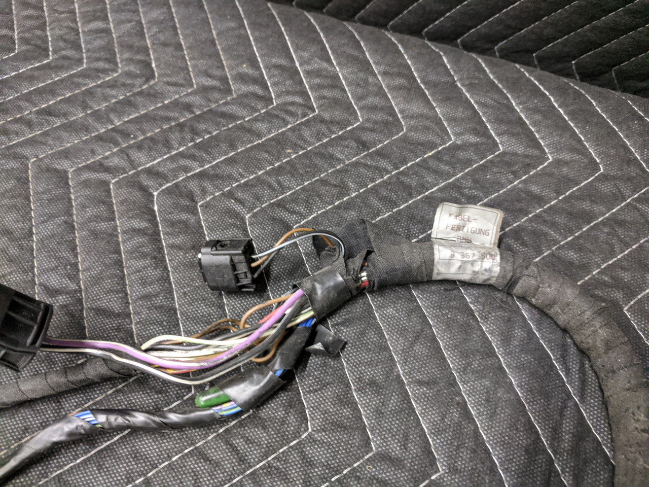 BMW E36 3Series Coupe M3 Driver Door Wiring Harness 61108367500