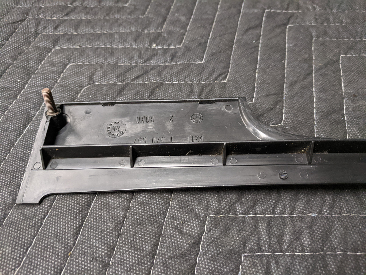 BMW E30 3-Series Lower Dash Trim Panel 62111370657