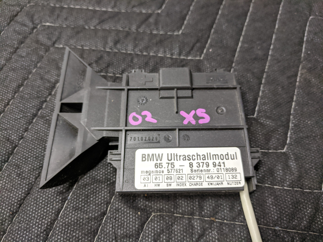 BMW E53 X5 Ultrasonic Alarm Sensor Module 65758379941