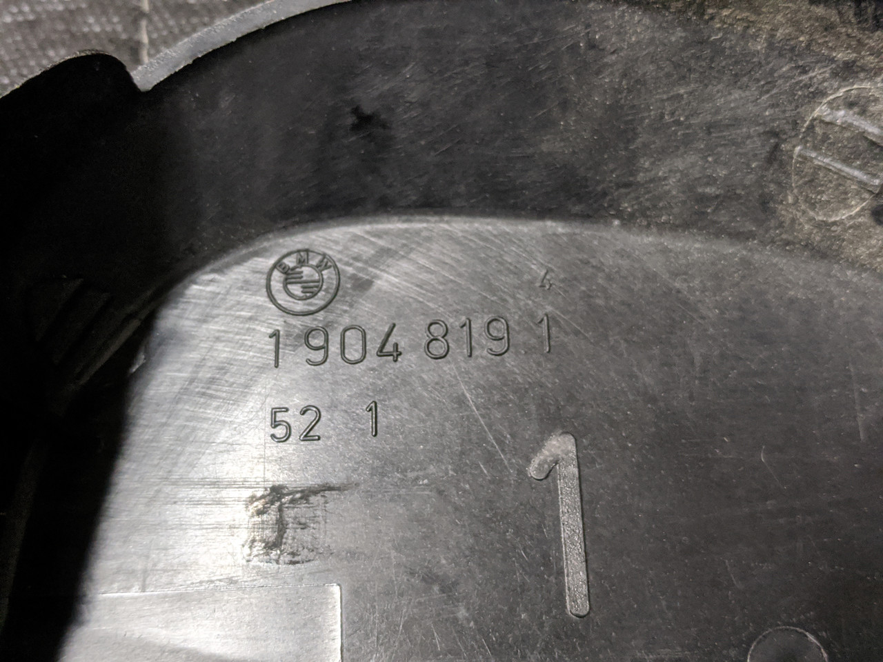 BMW E23/E24/E28/E30 Front Seat Cover Panel Outer Left 52101904819