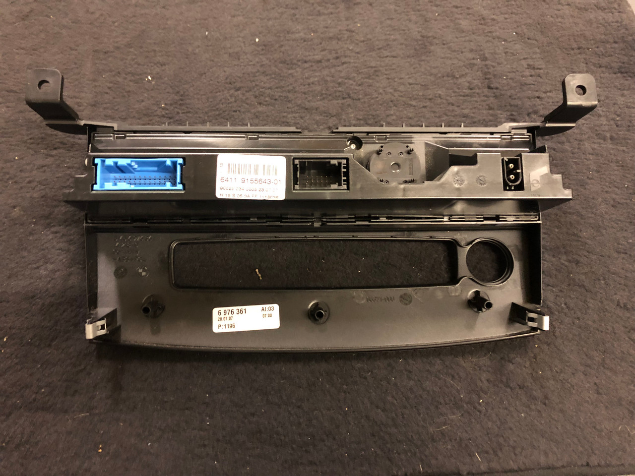 BMW E60 Climate Control Unit With Trim 