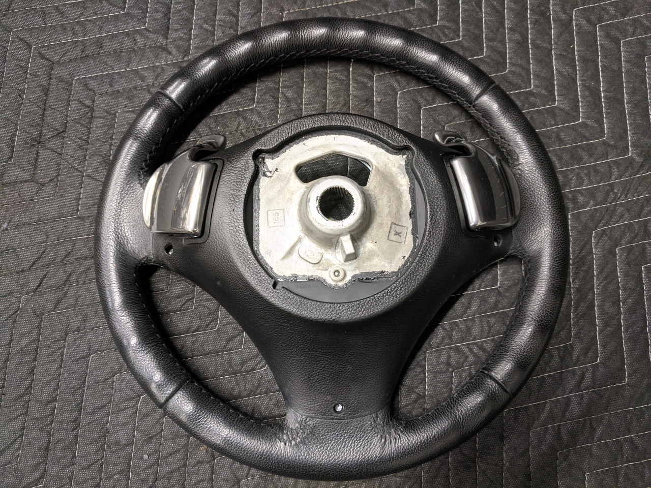 BMW E92 3-Series Leather Sport Steering Wheel With Shift Paddles  