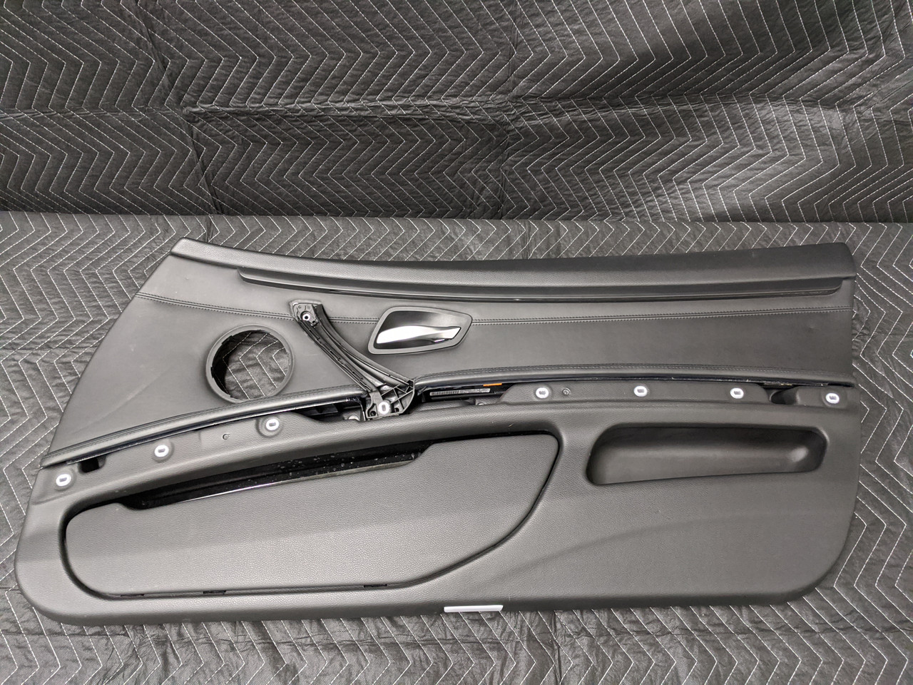 BMW E92/E93 M3 Front Right Passenger Door Panel Novillo Black