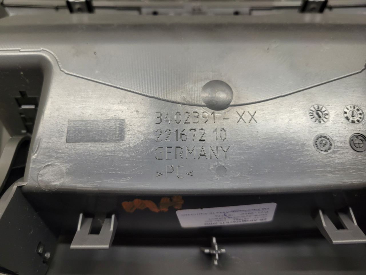 BMW E83 X3 Storage Tray In Instrument Panel Basaltgrau 51163402391