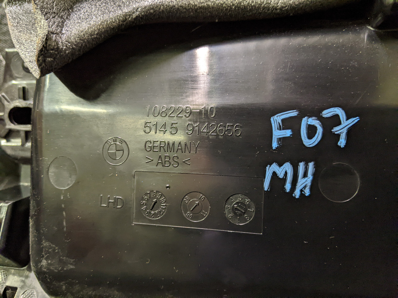 BMW F07 5-Series GT Right Passenger Under Dash Trim Panel 9142656