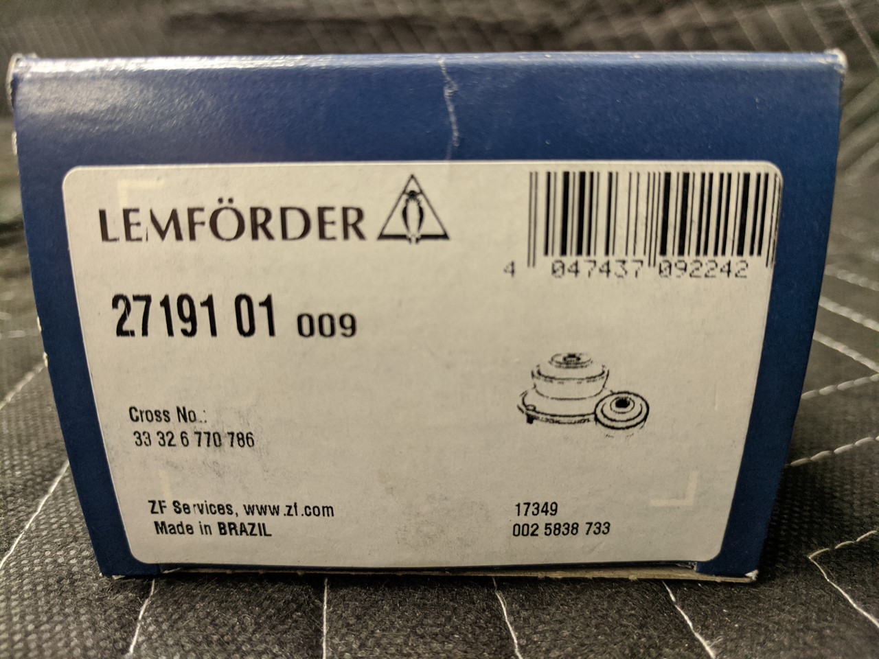 BMW E53 X5 Subframe Mount Bushing Lemforder 33176770457