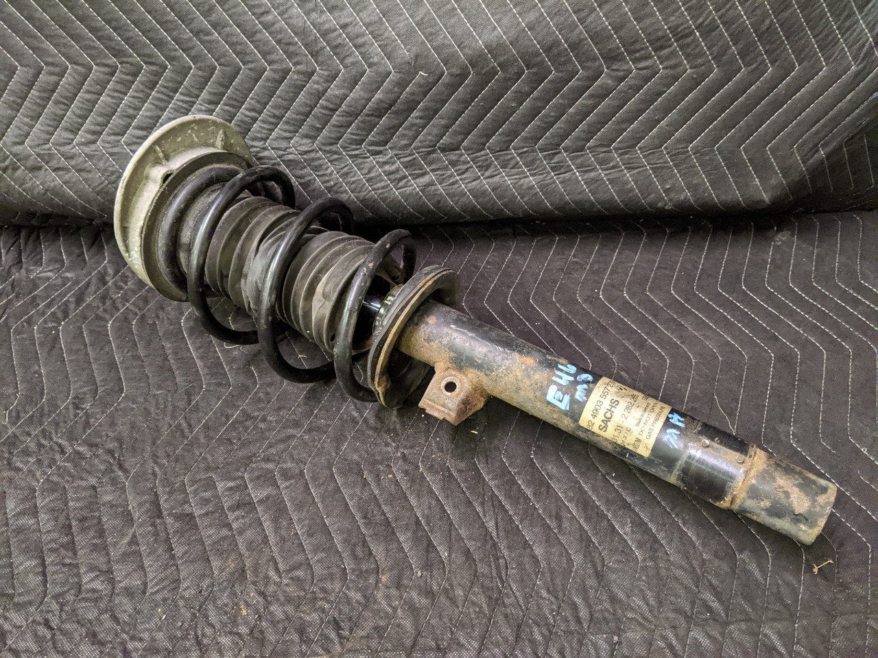 BMW E46 M3 Convertible Front Left Spring Strut Assembly 31312282265