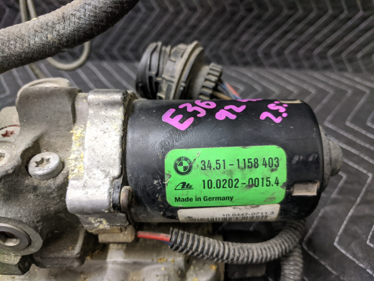 BMW E36 ABS Brake Pump Module Ate 34511158403