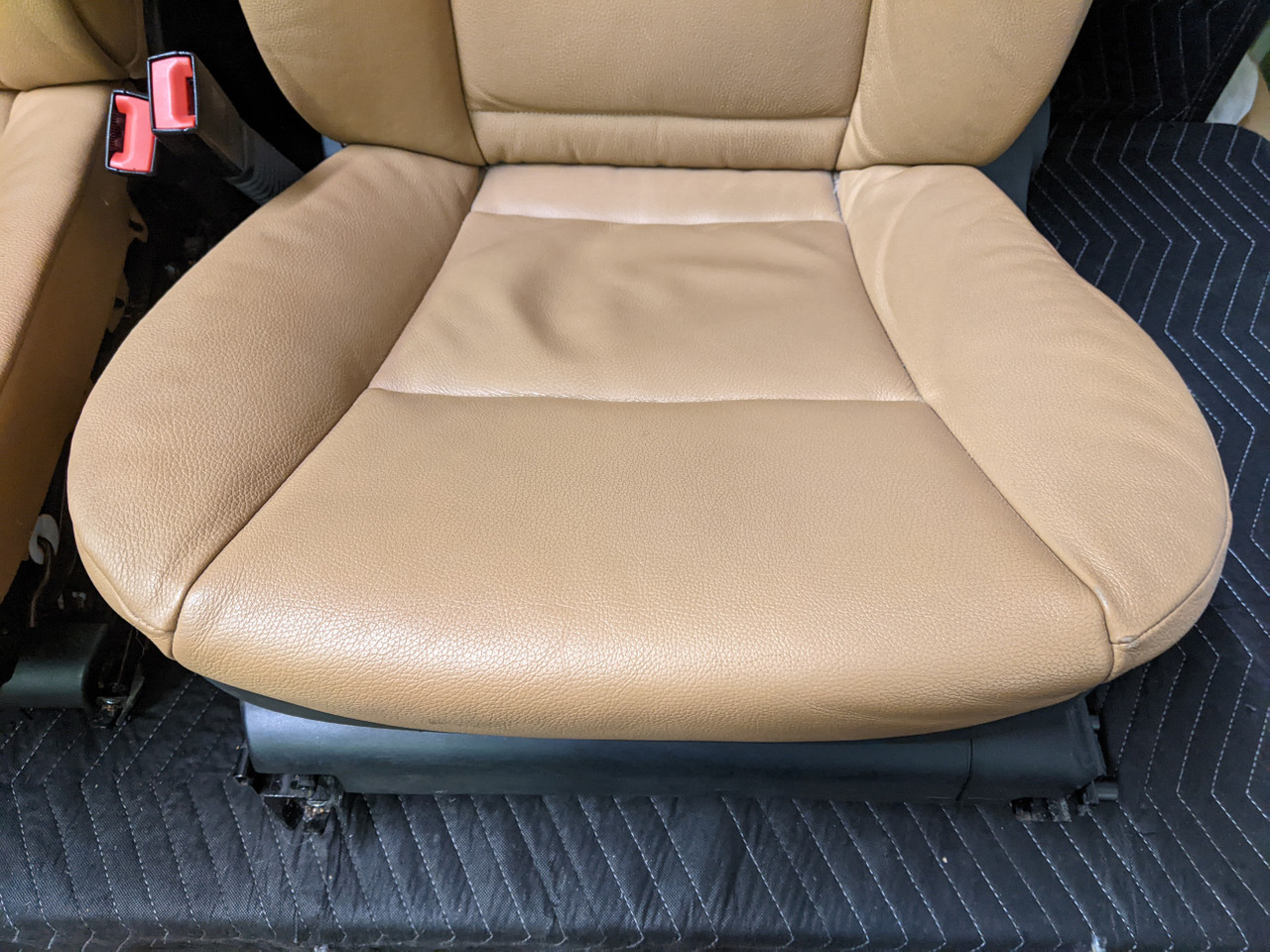 BMW E60 5-Series Front Seats Leather Naturbraun 52109126275