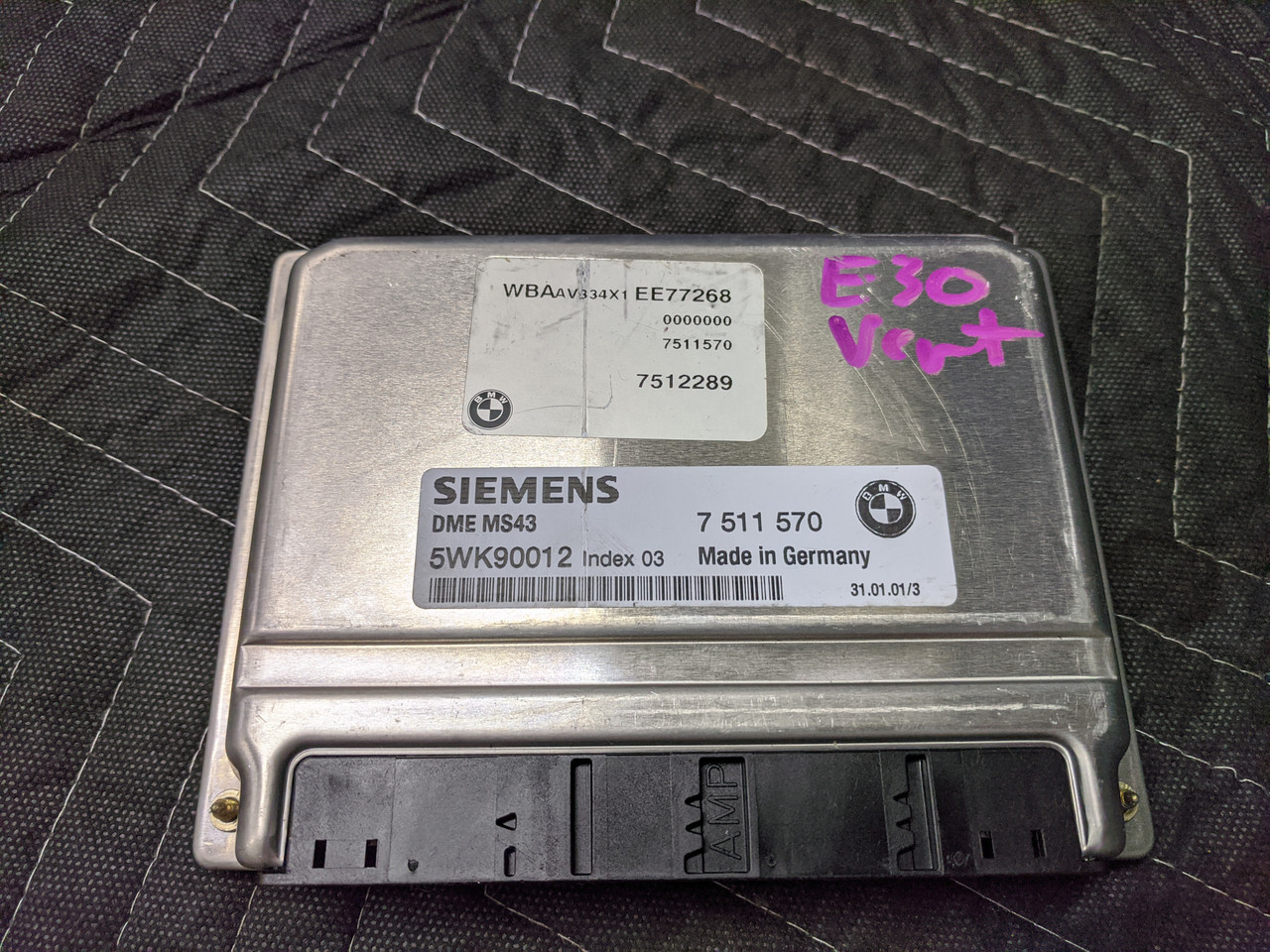 BMW E36/E39/E46/E53 DME ECU Siemens 12147511570