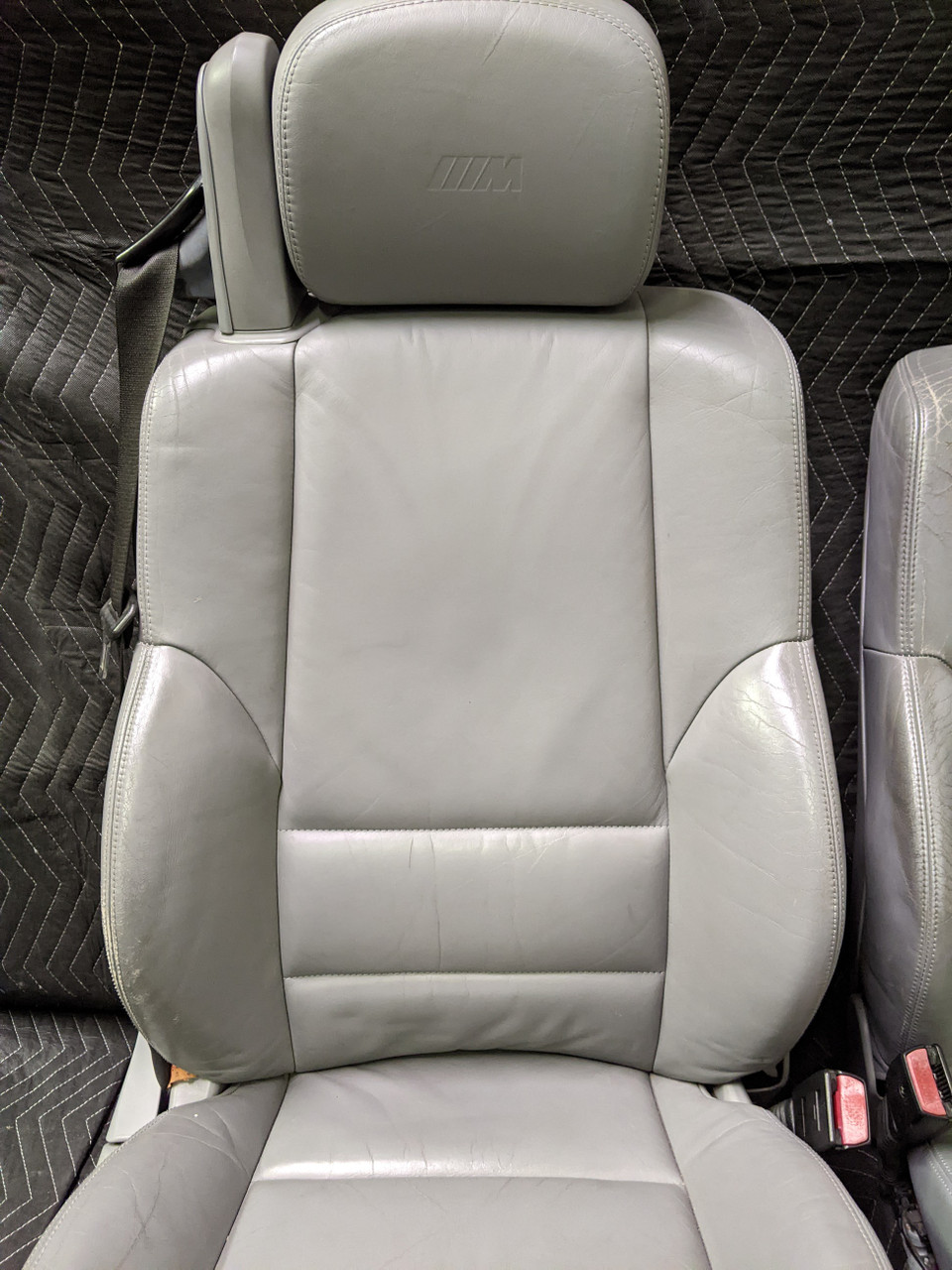 BMW E46 M3 Convertible Seat Nappa Gray 52100146742