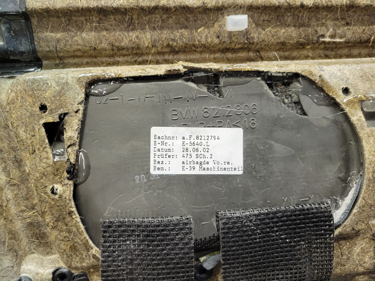 BMW E39 8212794 | recycleBMWs.com | Used BMW Parts