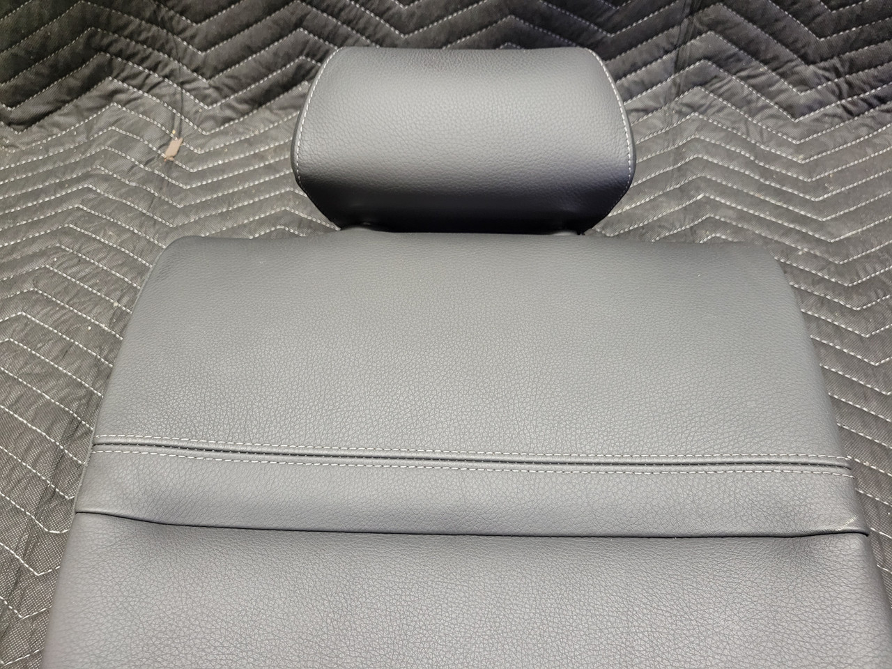 BMW E90 3-Series Rear Right Folding Leather Seat Upper 52207212291