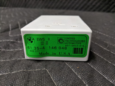 BMW E36/E38/E39 EWS II Anti-Theft Control Unit Module 61354146048