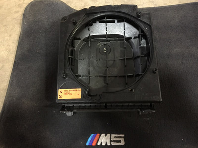 BMW E60 M5 Underseat Subwoofer Box Passenger Side 
